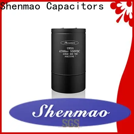 Shenmao high quality low esr aluminum electrolytic capacitors owner for DC blocking 1