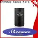 Shenmao high quality low esr aluminum electrolytic capacitors owner for DC blocking 1