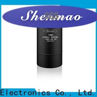 Shenmao screw terminal electrolytic capacitor oem service for timing 1