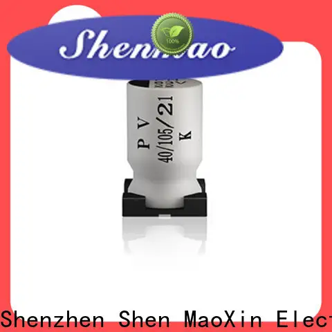 Shenmao smd electrolytic capacitor vendor for DC blocking 1