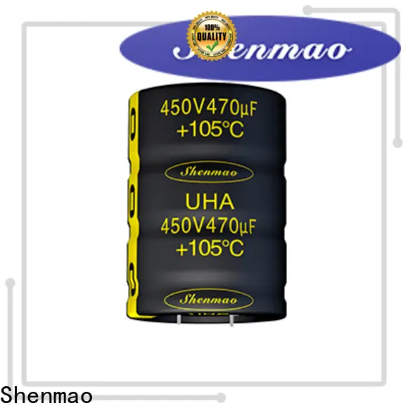 Shenmao low profile aluminum electrolytic capacitors bulk production for energy storage 1
