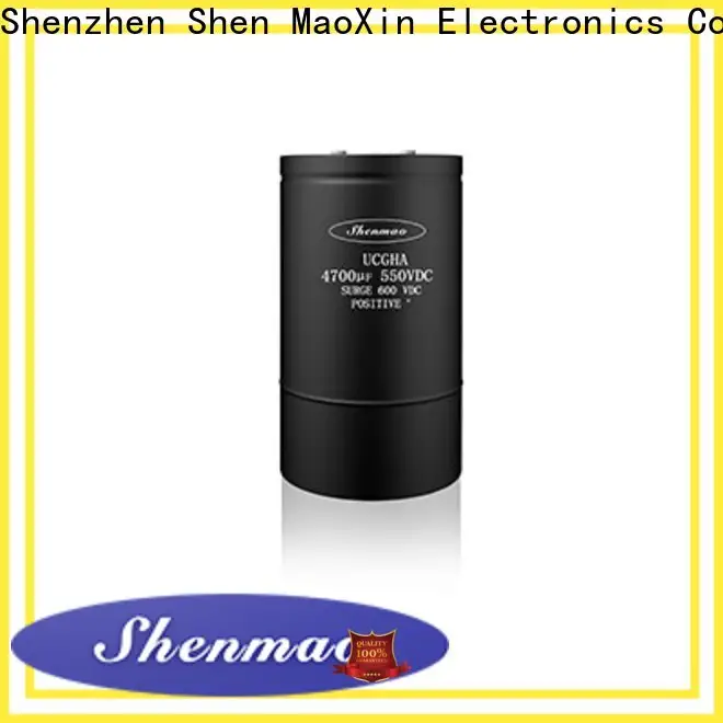 Shenmao Screw Terminal Aluminum Electrolytic Capacitor overseas market for energy storage 1