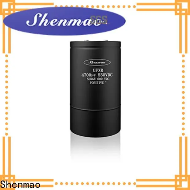 Shenmao large electrolytic capacitor oem service for DC blocking 1