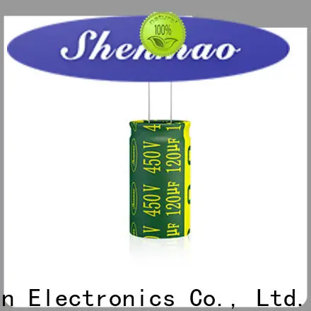 Shenmao 1000uf 450v radial electrolytic capacitors marketing for DC blocking 1