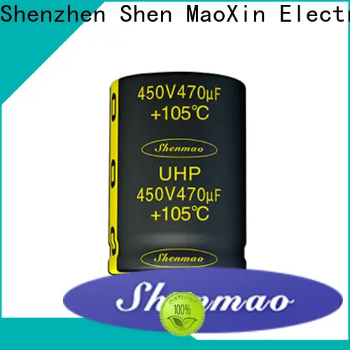 Shenmao quality-reliable snap-in capacitors supplier for DC blocking 1