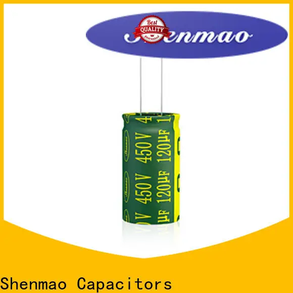Shenmao high quality radial capacitors supplier for DC blocking 1