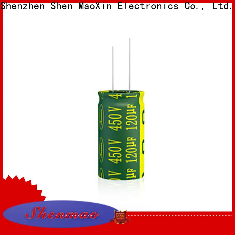 Shenmao durable radial aluminum electrolytic capacitors bulk production for timing 1