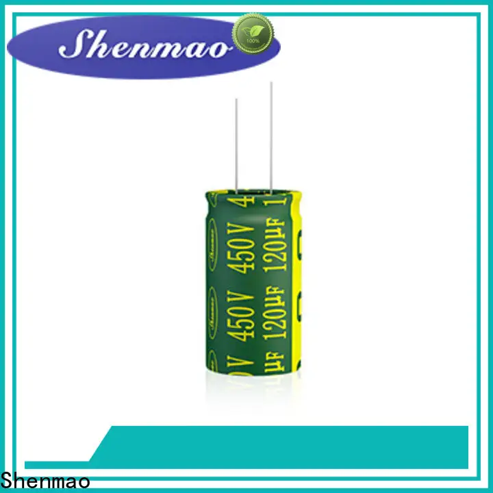 Shenmao radial aluminum electrolytic capacitors overseas market for tuning 1
