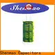 Shenmao 1000uf 16v capacitor 105c company for timing 1
