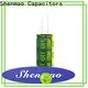 Shenmao high quality 6.3v 1000uf capacitor manufacturers for coupling 1