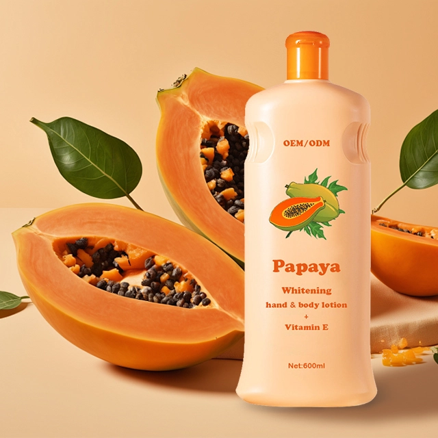 Organic Vegan Moisturizing Brightening Nourishing Papaya Body Lotion BL001 1