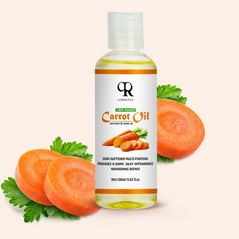 Wholesale Skin Lightening Firming Even Skin Tone Carrot Body Massage Oil 1
