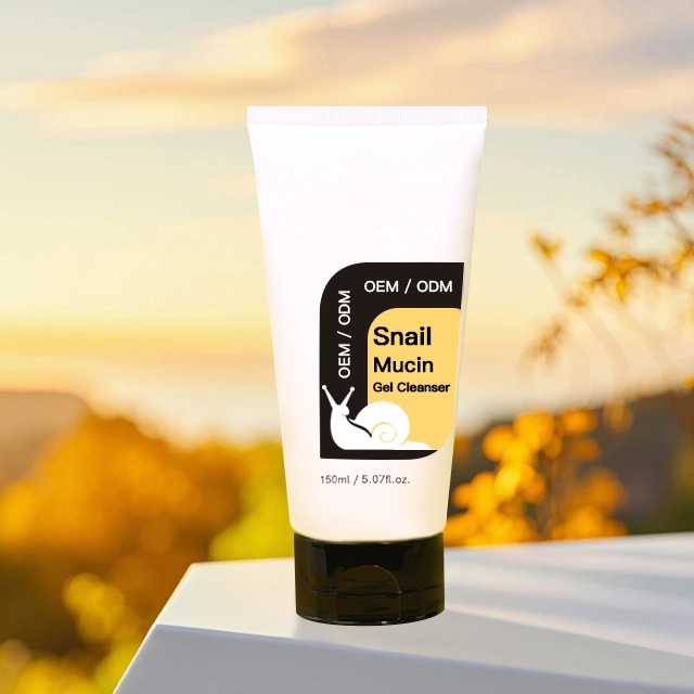 Custom Deep Cleaning Snail Mucin Gel Cleanser Amino Acid Face Wash 1