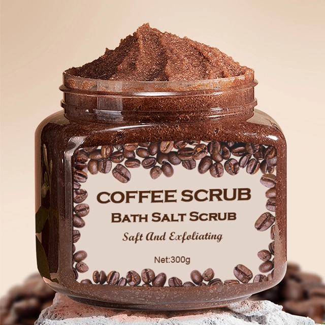Sea Salt Face Body Scrub Anti Cellulite Whitening Exfoliator Coffee Scrub 1