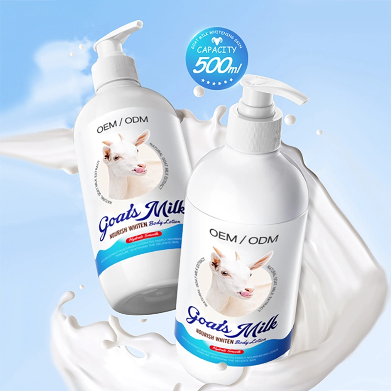 OEM Goat Milk Skincare Lotion Deeply Moisturizing Formula for Dry Skin 1