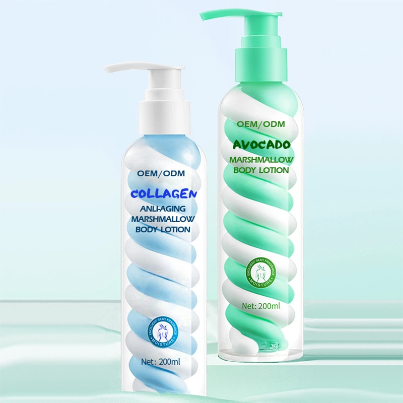 Marshmallow Body Lotion Avocado Collagen Body Skin Moisturizing Hydrating Smoothing Brighten Cream 1