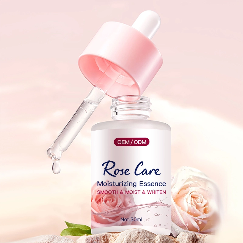 Skin Illuminating Rose Face Serum Organic Vegan Anti-Wrinkle Oil OEM Private Label Supply 1