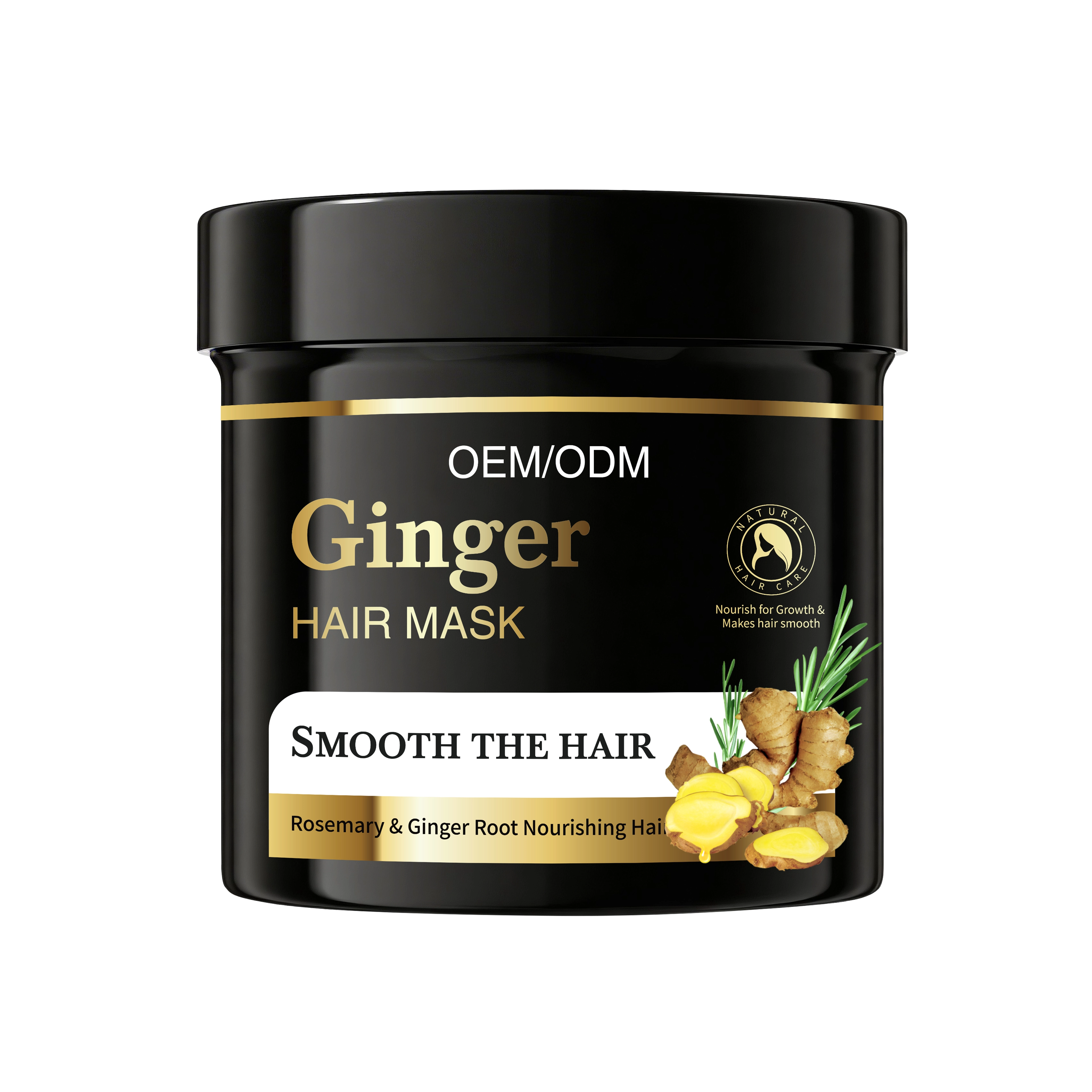 Wholesale Organic Ginger Essence Hair Mask with Custom Logo - Quick Repair for Damaged Hair 1