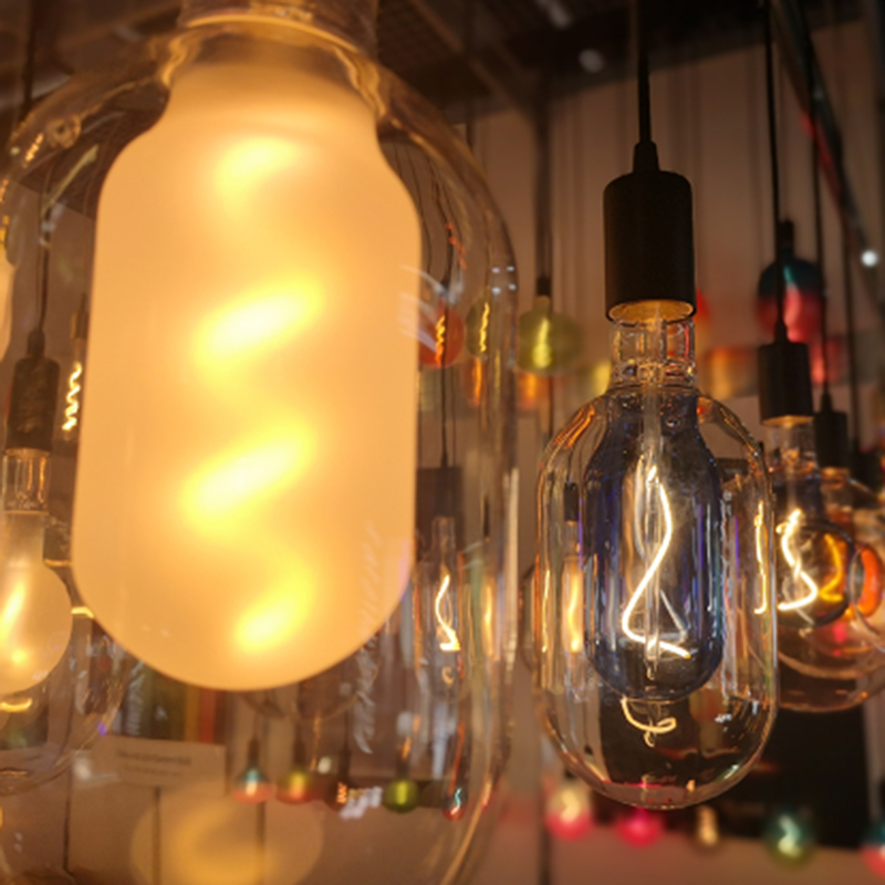 Blown Glass Pendant Lights Lamp In Lamp T100LIL 5