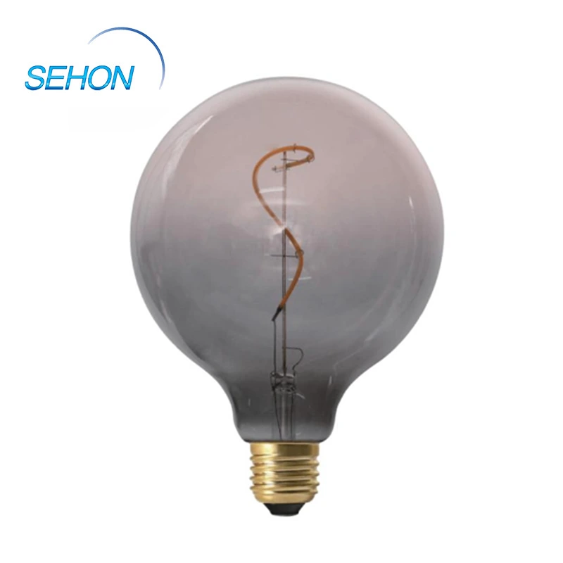 Retro Light Bulb Filament G125-Grey&Pink Customized Color Available 1