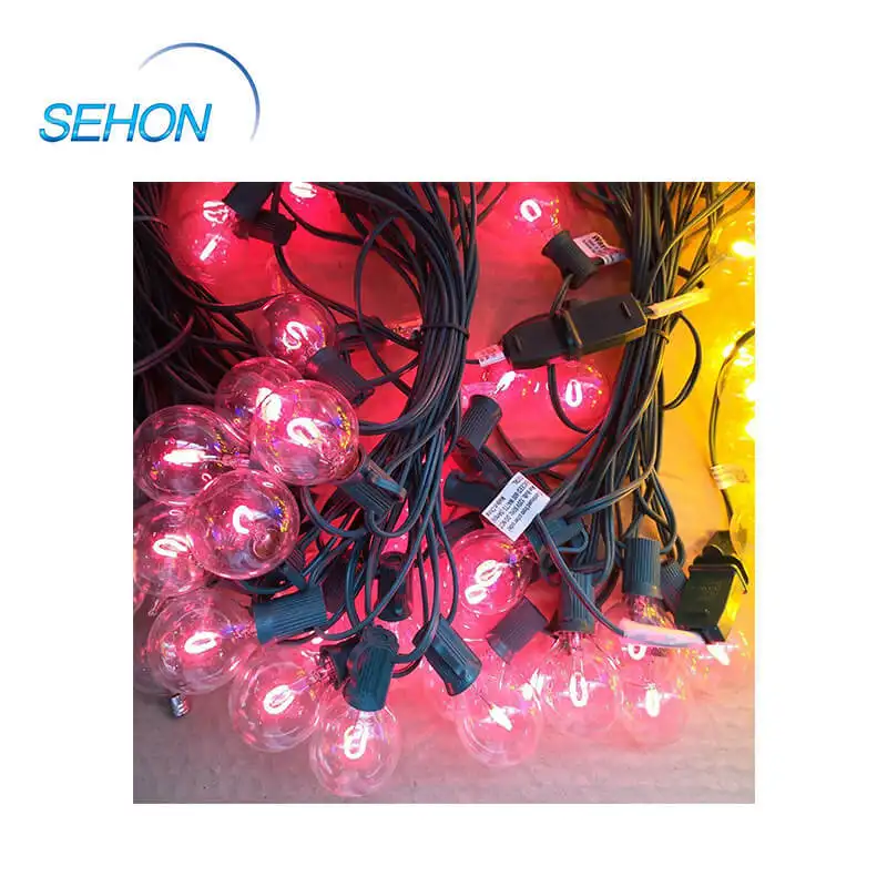 Sehon white strand led christmas lights Suppliers used on Christmas 6