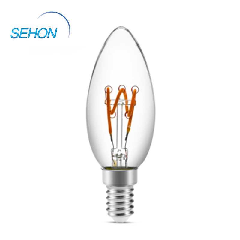 C35 Filament Lamp Clear/Smoked/Amber Glass Dimming Flexible 3W 2