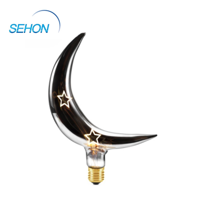 Cob Led Filament Moon Smoked/Amber Glass Body E27 Dimming 1