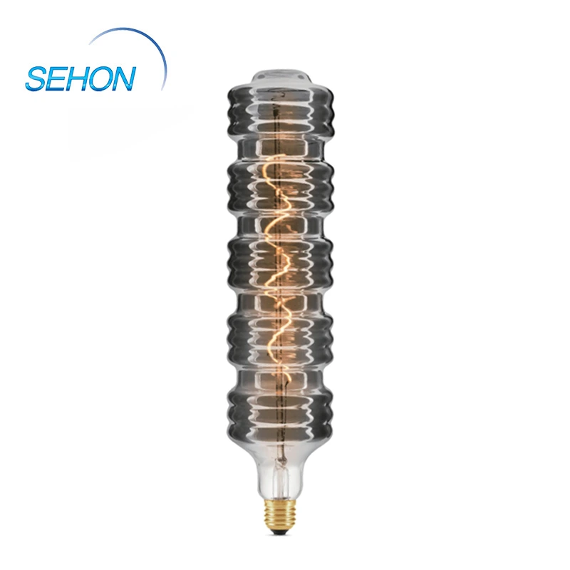 Long Tube Edison Filament Bulb T87 Dimmable Clear/Smoked/Amber Glass Tower Light 1