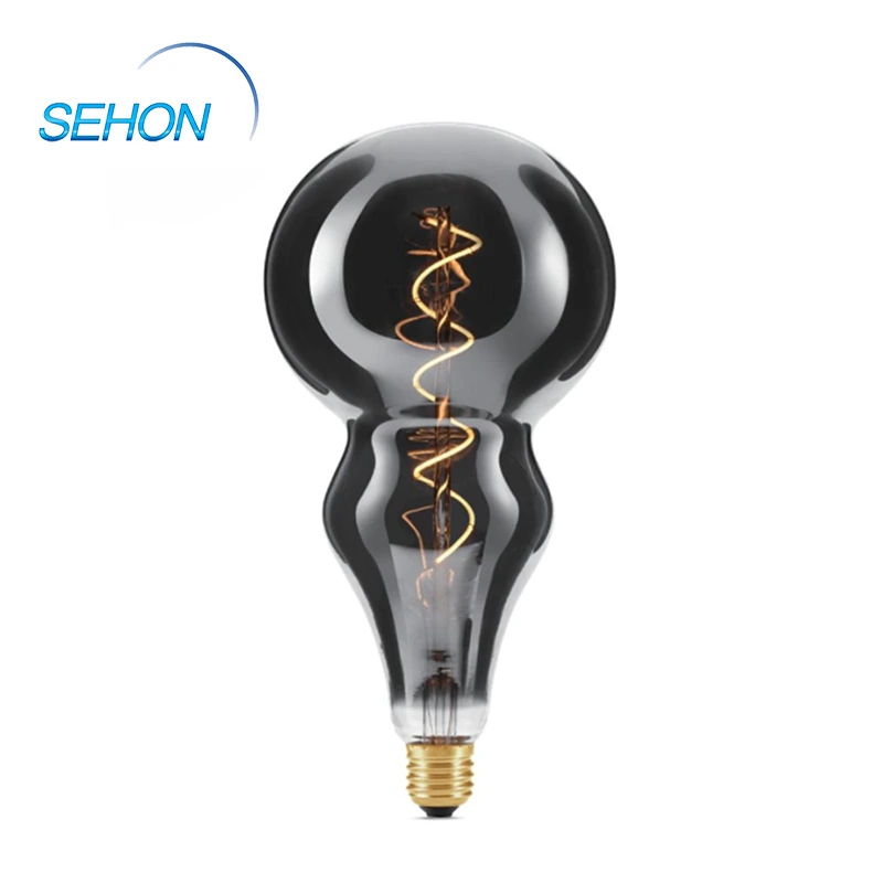 135mm Dimmable Clear/Smoked/Amber Glass Edison Lights Shaped Bottle 1