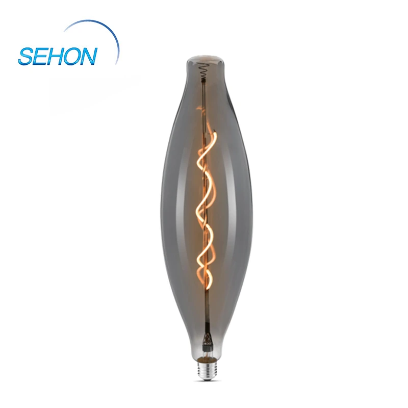 BT120 Light Bulb Bottle Dimmable Clear/Smoked/Amber Glass 1