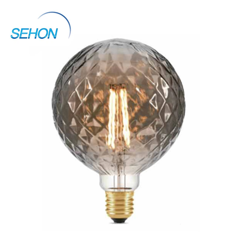 Vintage Style Led Bulbs Dimmable Clear/Smoked/Amber Glass G125 1