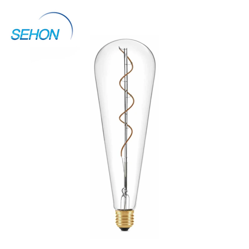 RT85 Led Edison Light Bulbs Clear/Amber Glass Dimming Vintage Filament 1