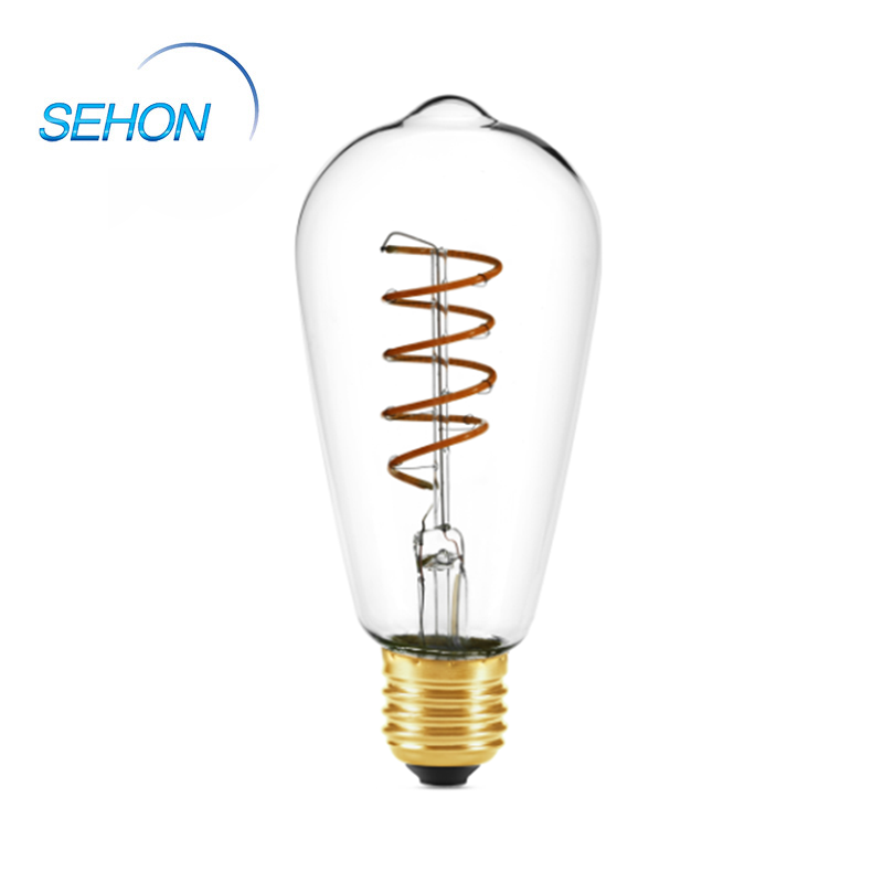 Led Filament Bulbs Smoked/Amber/Clear Glass Dimming Filament Lamp ST64 2
