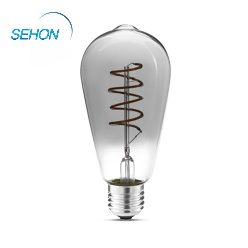 Led Filament Bulbs Smoked/Amber/Clear Glass Dimming Filament Lamp ST64 1