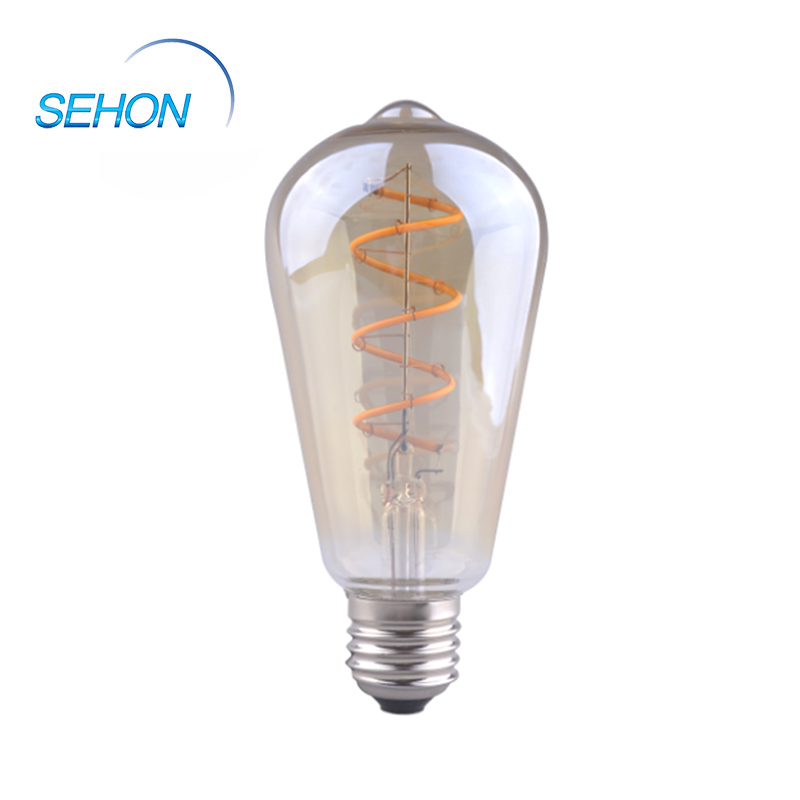 Led Filament Bulbs Smoked/Amber/Clear Glass Dimming Filament Lamp ST64 3