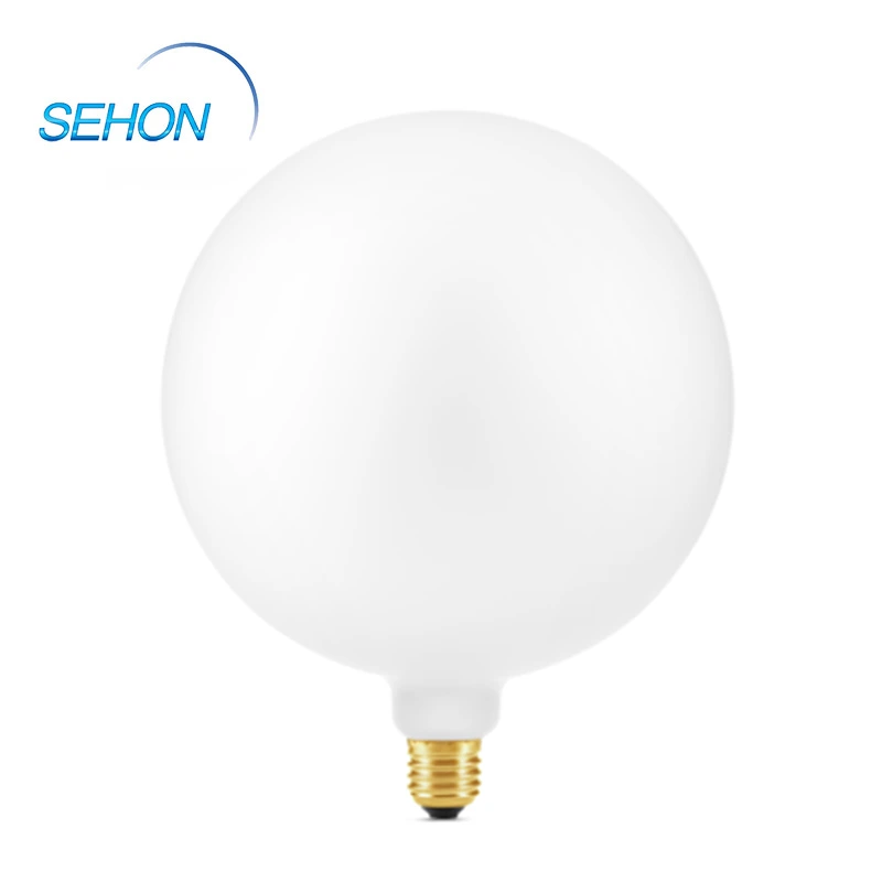 G200 Antique Light Bulbs Filament LED Porcelain Glass Milky 6W Dimming 1