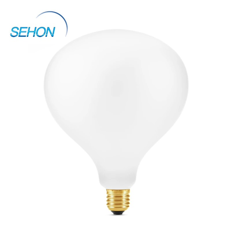 R160 Vintage LED Porcelain Glass Milky Dimming 6W Bulb 1