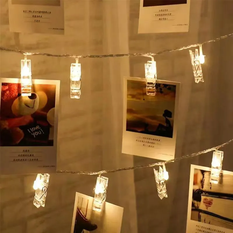 LED Clip String Lights Photo Wall Decorative Lights 1
