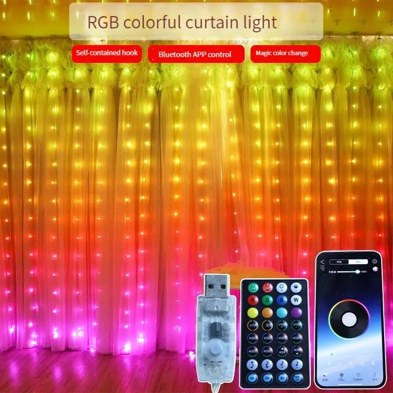 Smart APP RGB Dreamcolor  Window Curtain Fairy Lights 1