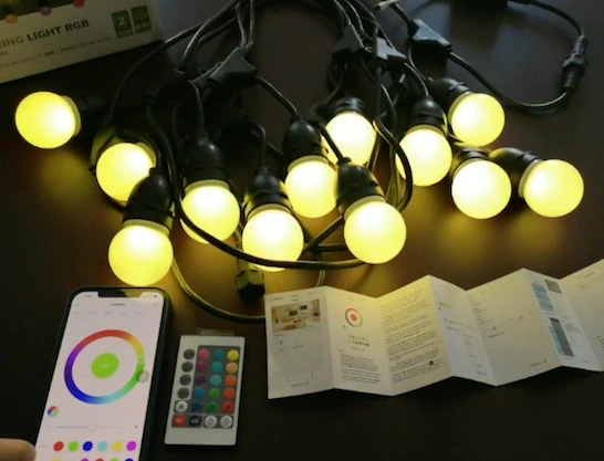 Wifi String light RGBW IP67 1