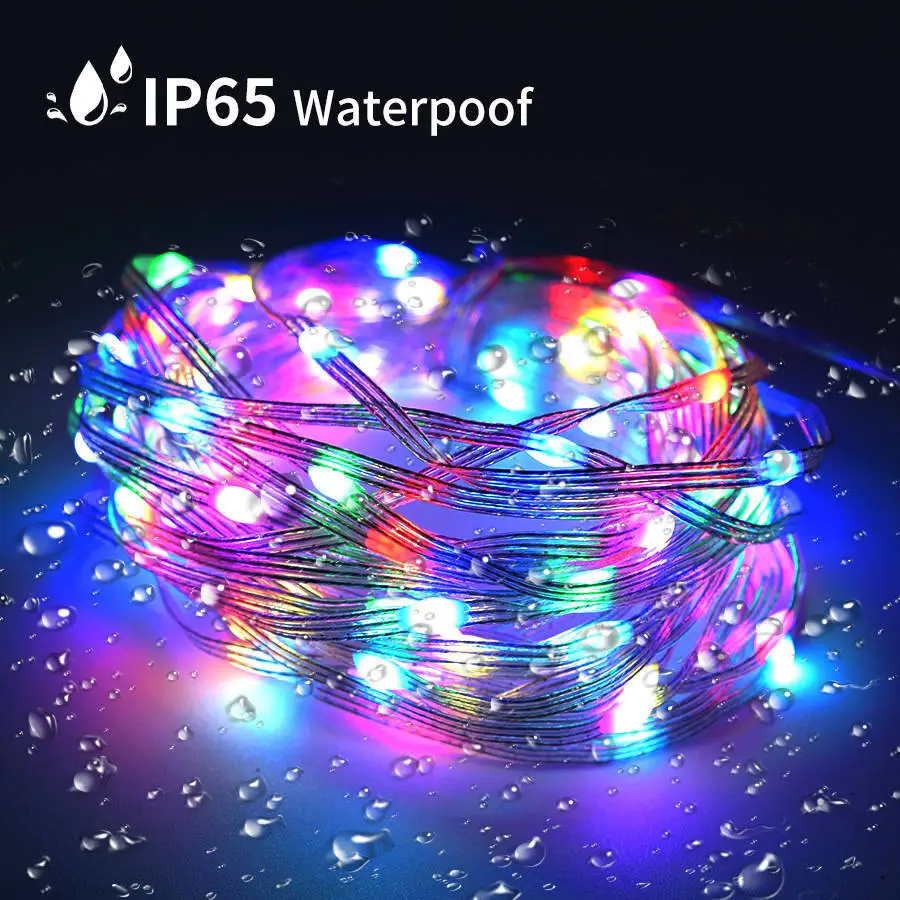 DIY Smart glitter color changing led christmas 1