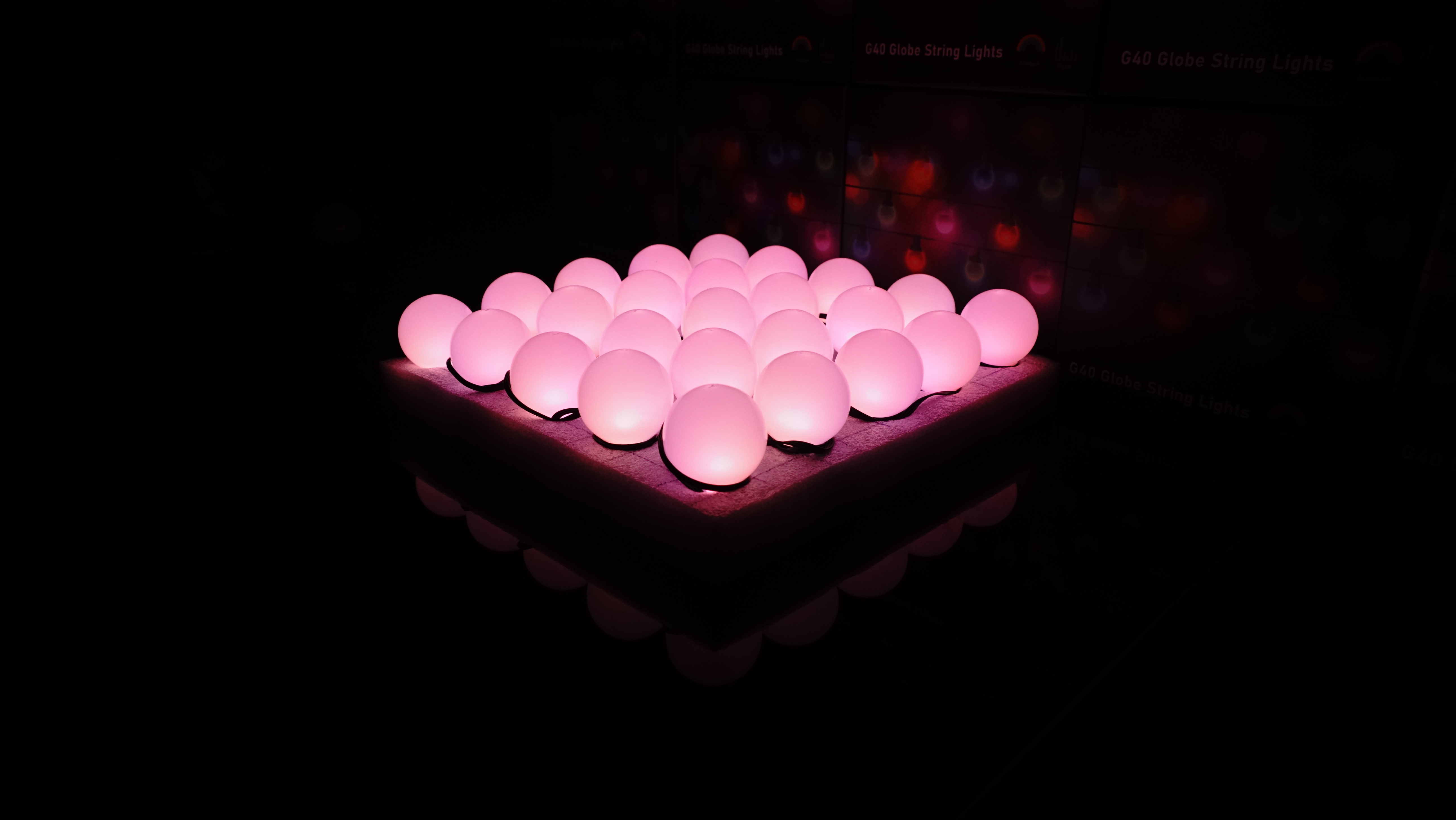 2022 SEHON 25FT G40 RGB string light with blue tooth smart controller