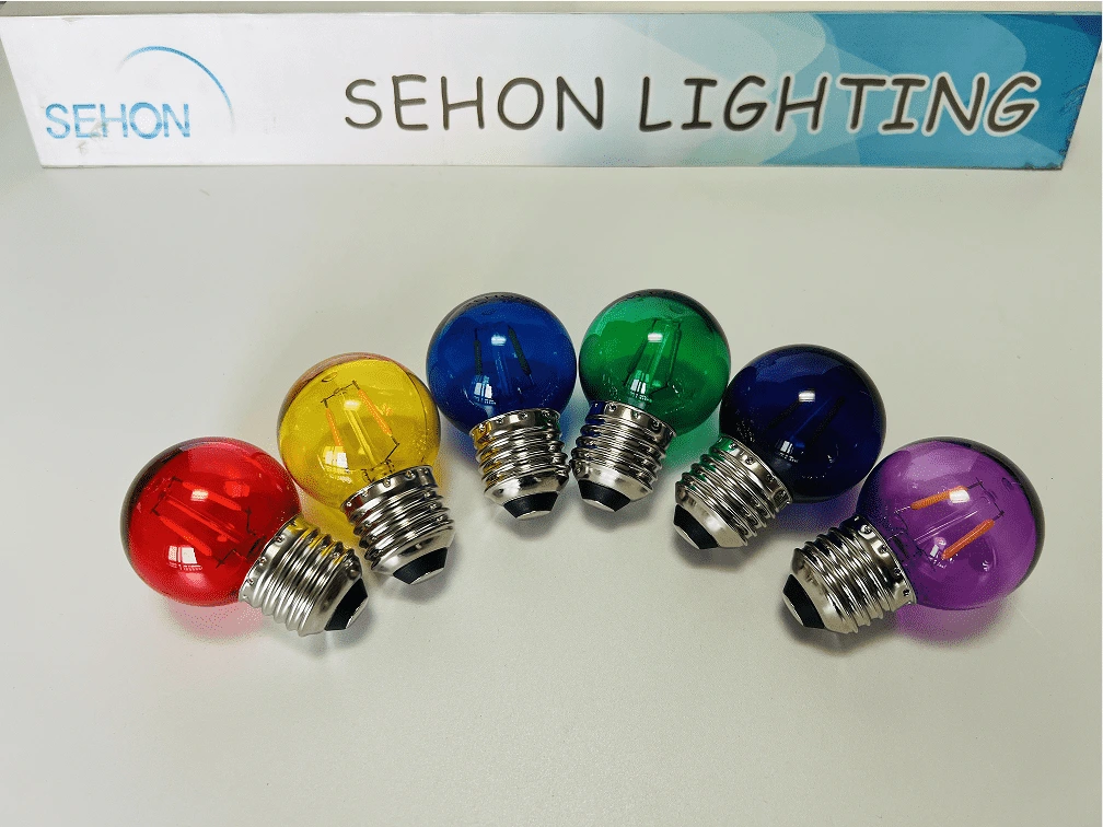 Special customized Led Color Decoration G45 LED Christmas decorations Color Light Bulb 1