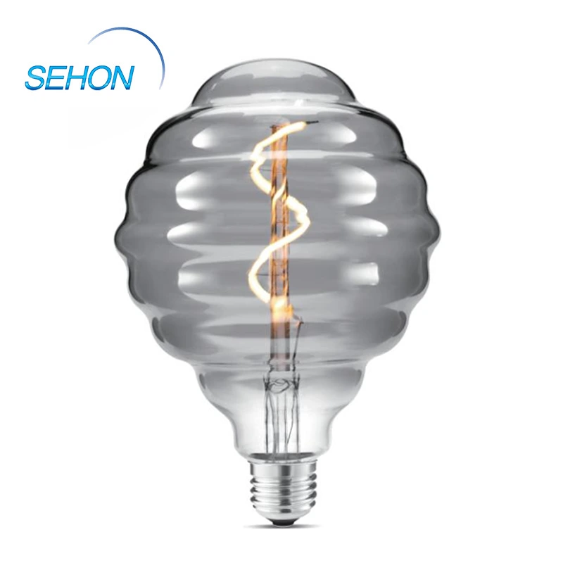 125mm LED Filament Bulb E27 Dimmable Clear/Smoked/Amber Glass 1