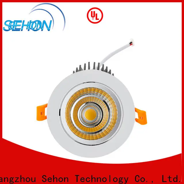 Sehon Top black led downlights for business used in ceilings and walls 1