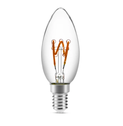 3W Dimmable Soft LED Filament C35 Indoor Decorative Candle Light 1
