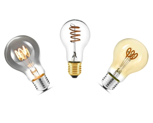3.5W Clear Amber Glass Dimmable LED A60 Filament Bulb 1