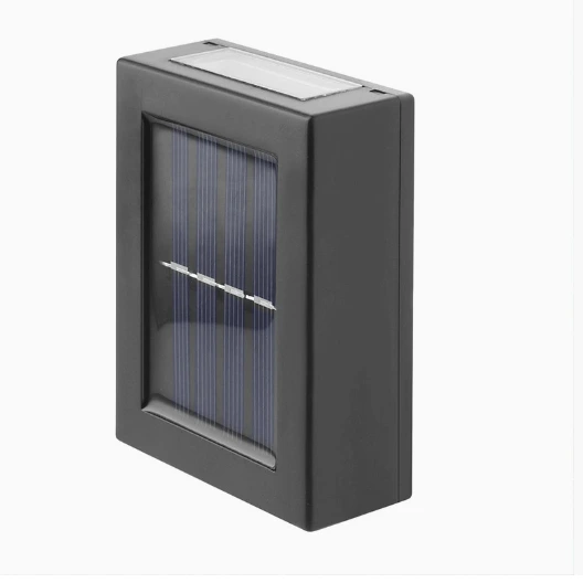 2LED Outdoor Upward/Downward Solar Wall Light for Garden Decor 1