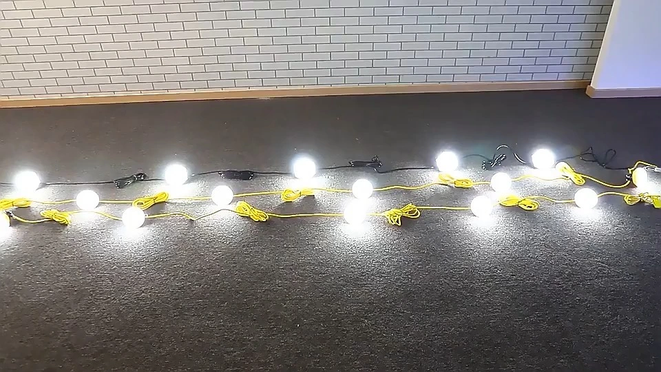 50FT 100FT Construction String Lights LED Industrial Grade for Construction Sites/Renovation/Mine/ Cave 1