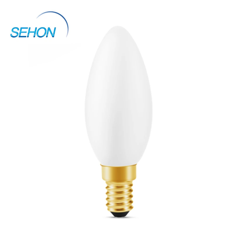 3.5w E14 Dimmable C35 Porcelain Glass LED Candle Lights 1